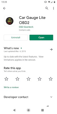 Car Gauge Lite App Screenshot