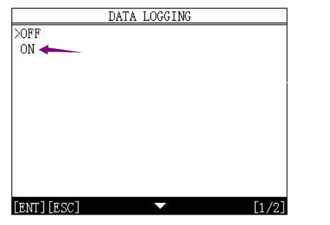 OBDSTAR X300M Data Logging