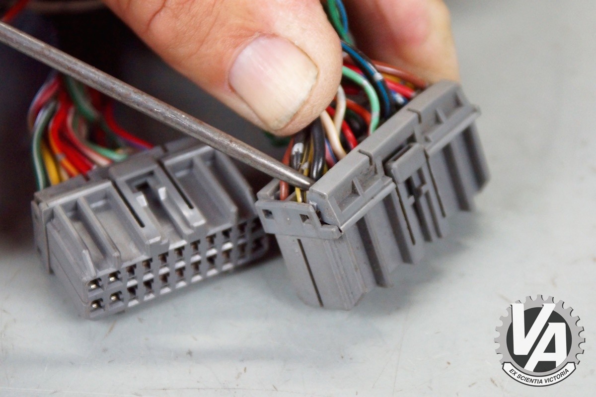 Unlocking the OBD1 Connector Flap