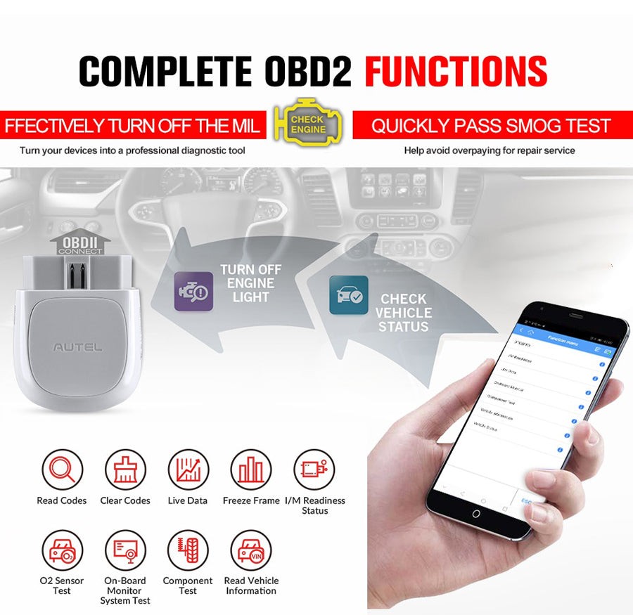 Autel AP200 Bluetooth OBD2 Scanner