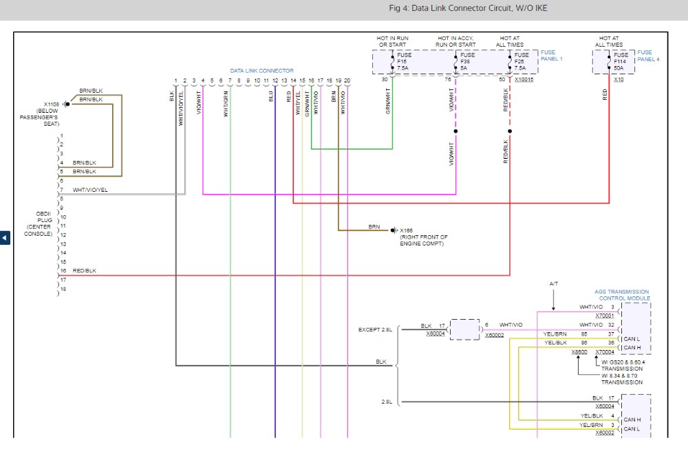 E39 OBD2 Port Location