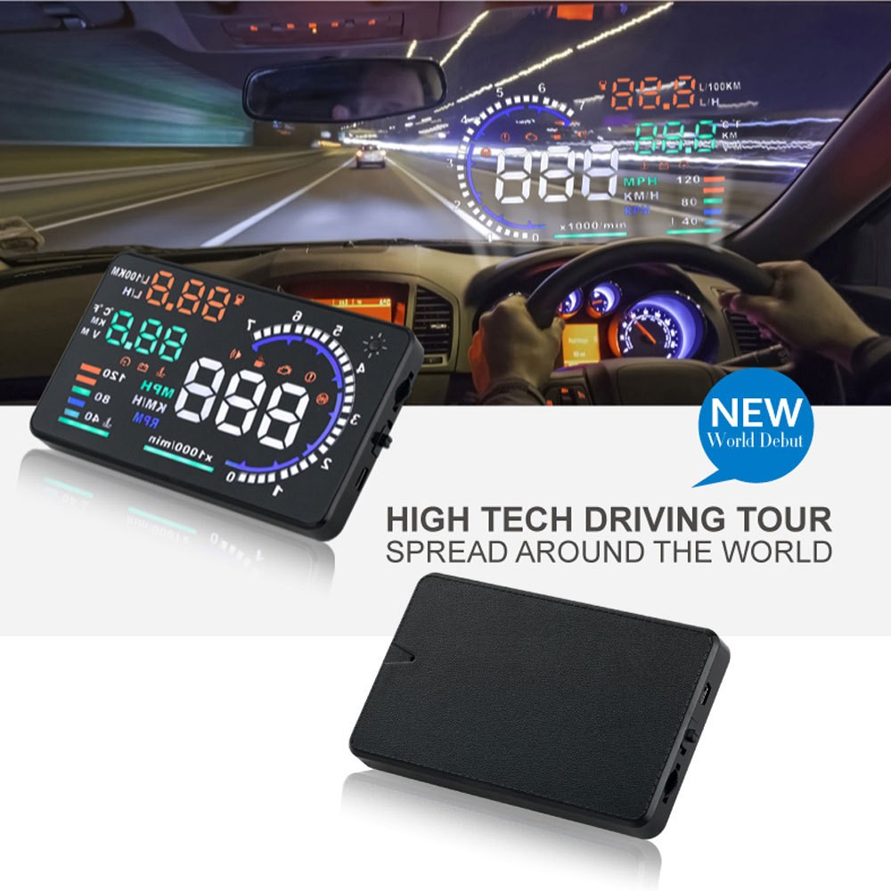 HUD OBD2 Device with GPS Navigation