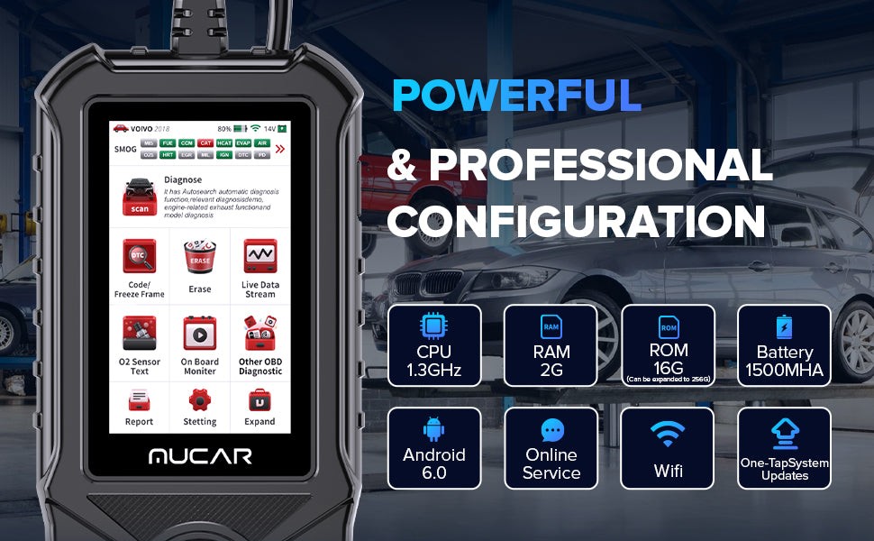 Mucar CDE900 Vehicle Coverage and Language Support