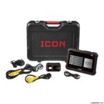 Harbor Freight Icon T8 OBD2 scanner displaying diagnostic information