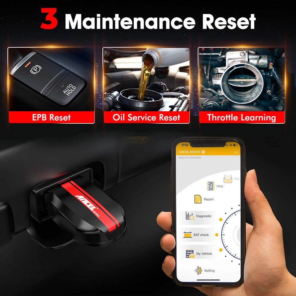 ANCEL BD500 Bluetooth OBD2 Scanner