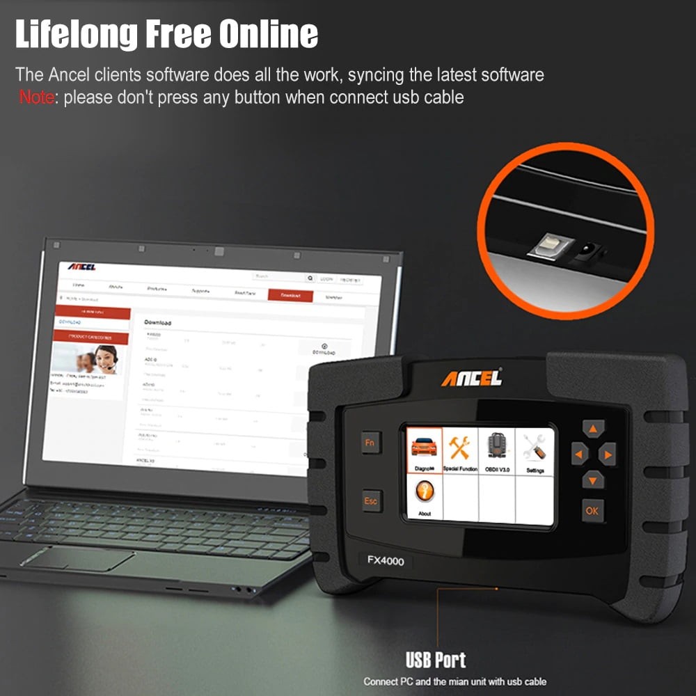 Ancel FX4000 Diagnostic Tool Updates