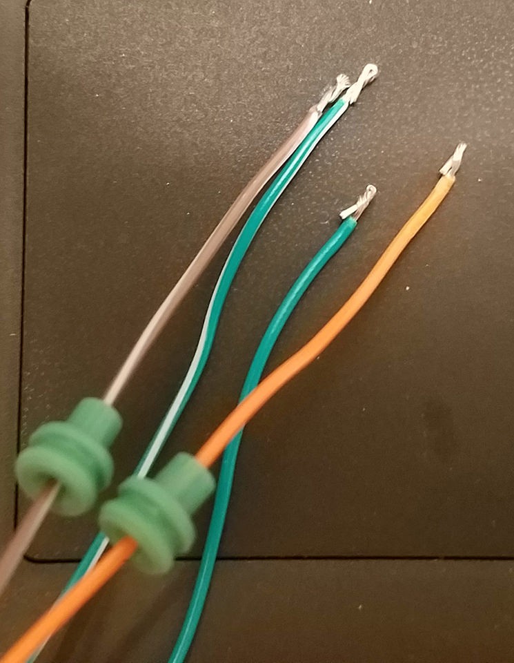 Rubber seals on wires