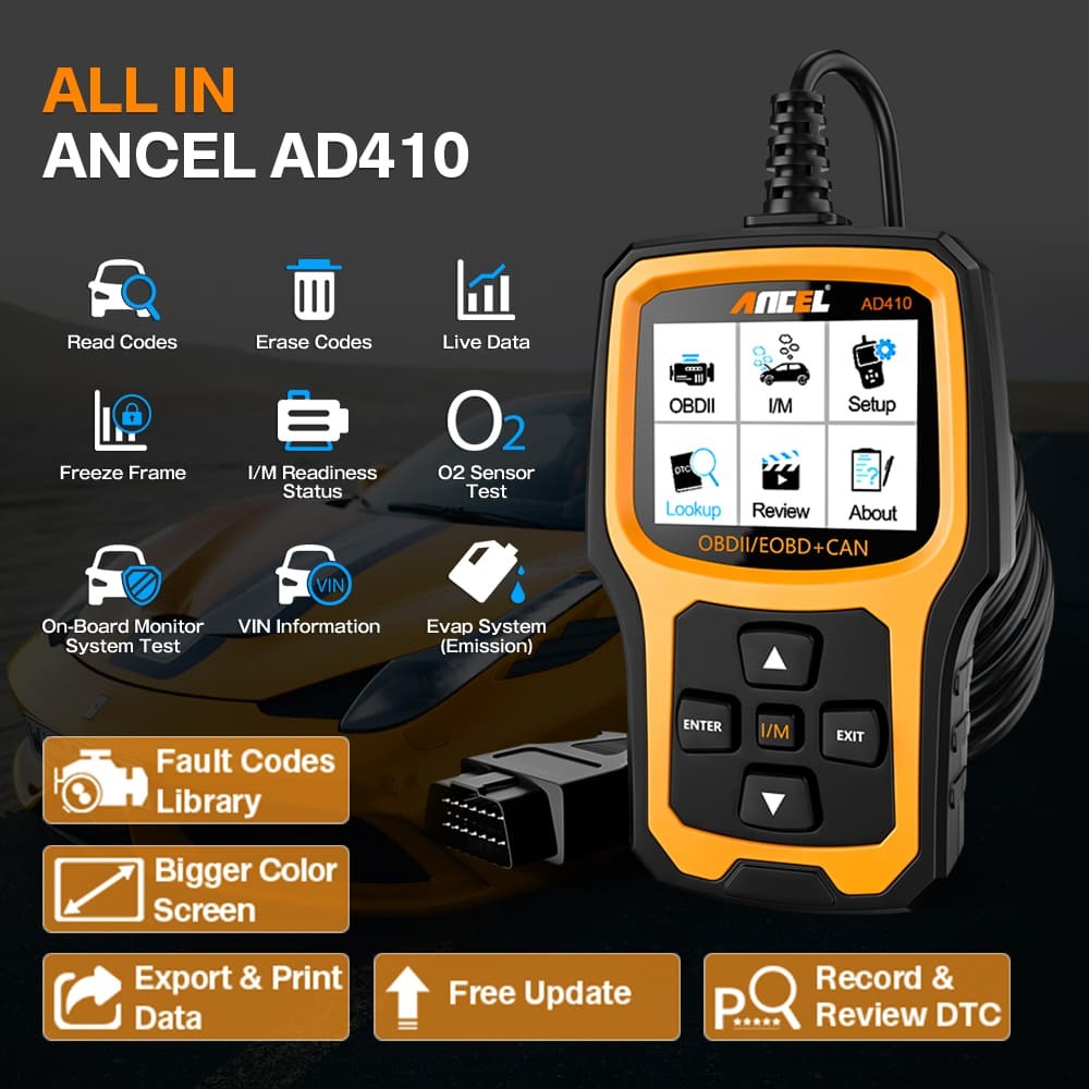 ancel ad410 obd2 scanner