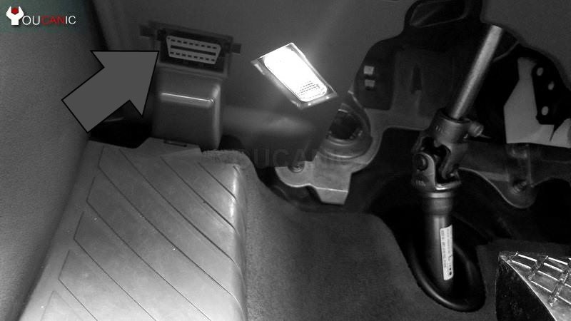 Finding the OBD2 port