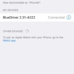BlueDriver Bluetooth Pairing