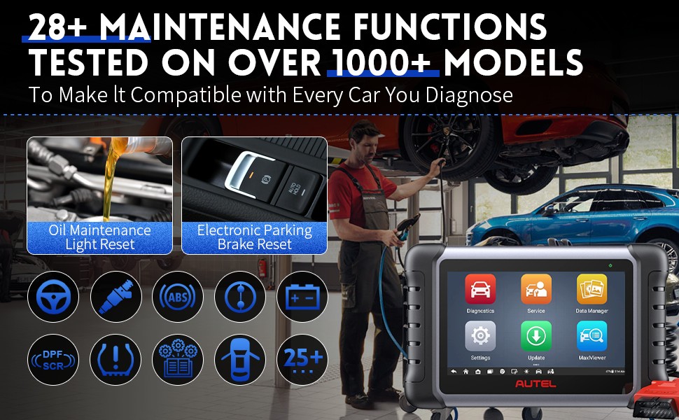 Autel MaxiCOM MK808S Systems Diagnoses