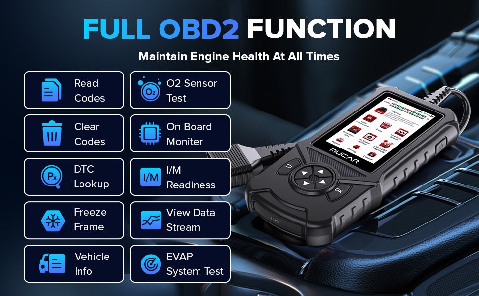 Mucar CDE900 Full OBD2 Functionality