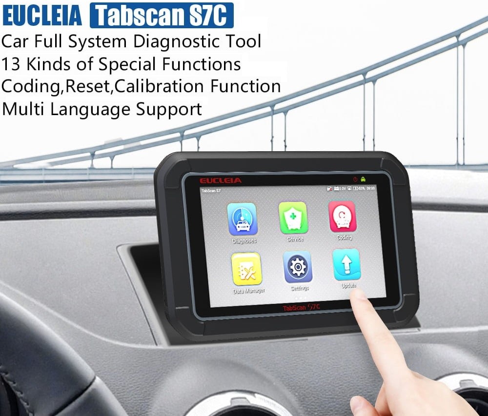 EUCLEIA TabScan S7C Automotive Intelligence Diagnostic System