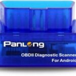Panlong OBD2 Scanner Bluetooth OBDII Diagnostic Tool Car Code Reader Turn Off Check Engine Light Support Android Torque App
