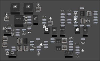 2012 Chevrolet Silverado fuse box diagram Underhood Fuse Block