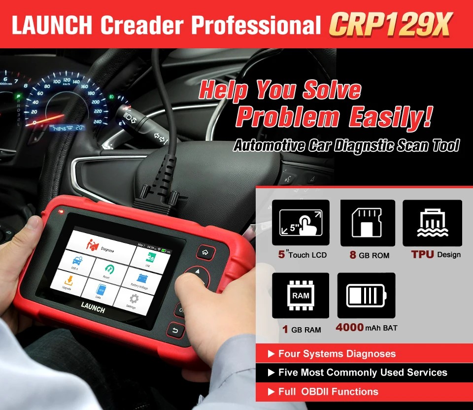 LAUNCH CRP129X OBD2 Scan Tool Functions