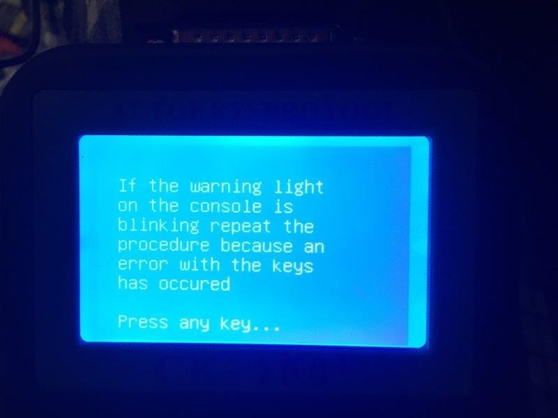 Check for Green Key Light