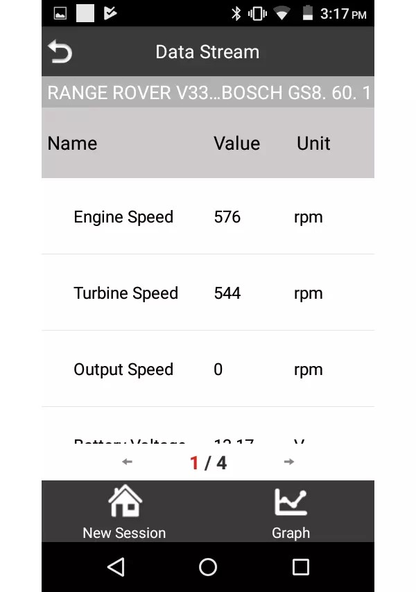 iLAND Engine Live Data Example
