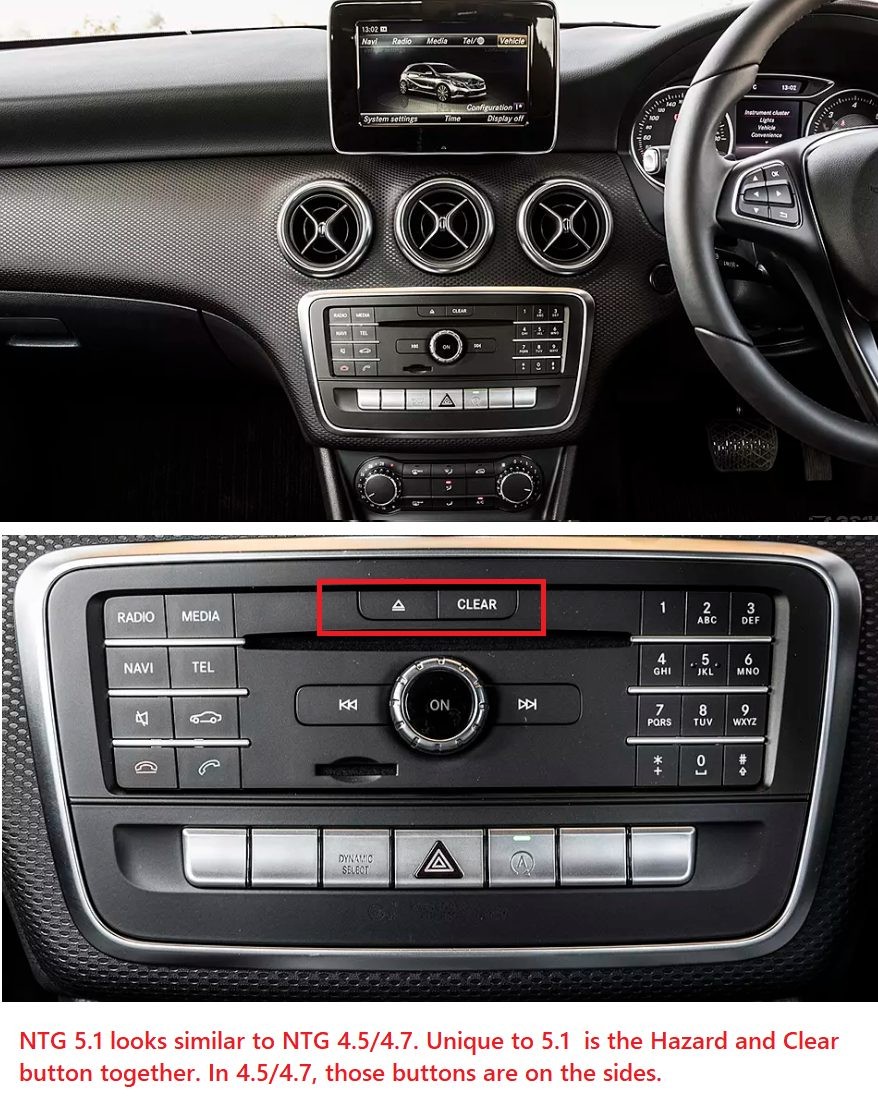 Mercedes COMAND NTG 5.1