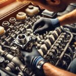 A close-up of a Mercedes-Benz EGR valve, showcasing its intricate design and components, essential for controlling exhaust gas recirculation.