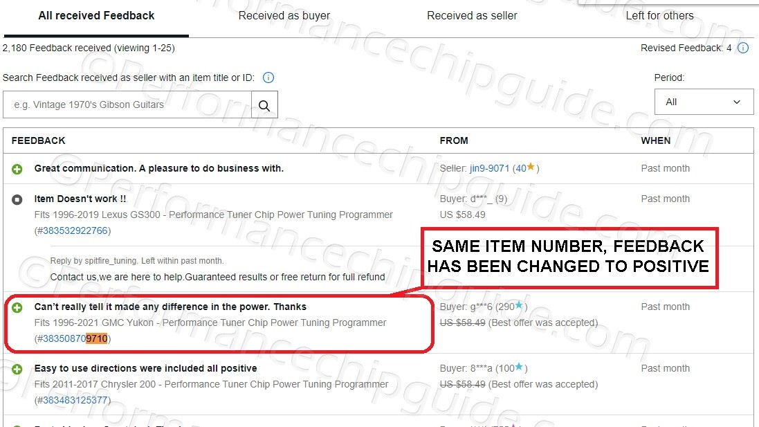 Spitfire Tuning Feedback Changed from Negative to Positive