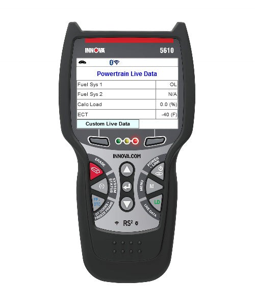 Innova OBD2 Scanner Displaying Live Data