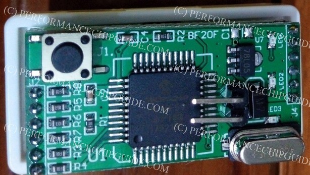 SuperOBD2 OBDII Tuning Box Circuit Board Bottom View
