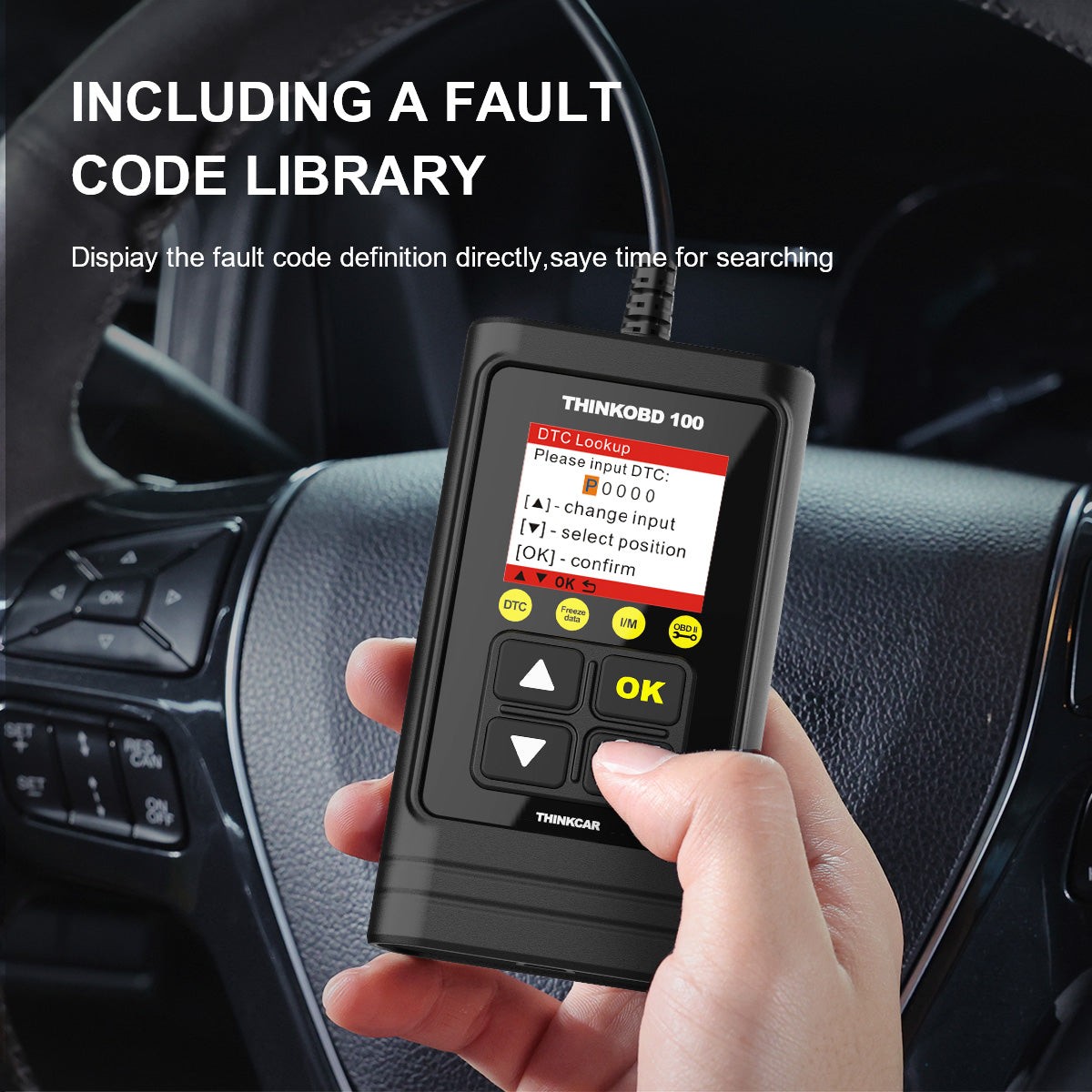 THINKOBD100 Including a fault code library