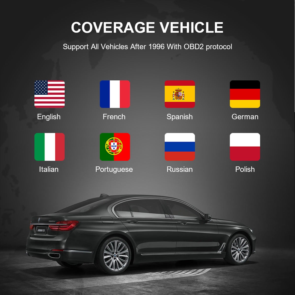 THINKCAR THINKOBD100 coverage