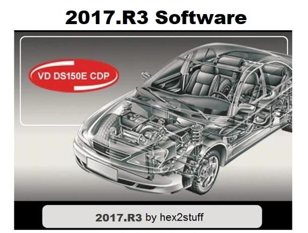 Delphi DS150E OBDII Diagnostic Tool + Cars Cables Display D1AA