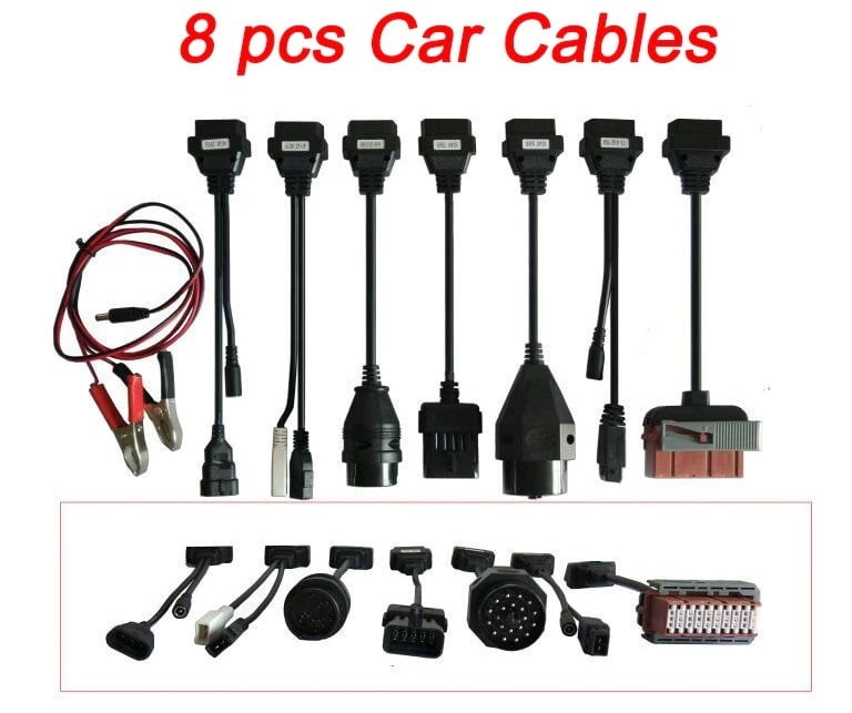 VCI DS150E OBDII Diagnostic Tool + Cars Cables Set